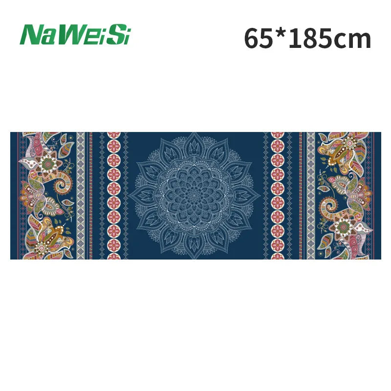 Double-Sided Velvet Yoga Mat Towel - Non-Slip, Portable Fitness and Beach Quick Dry Towel