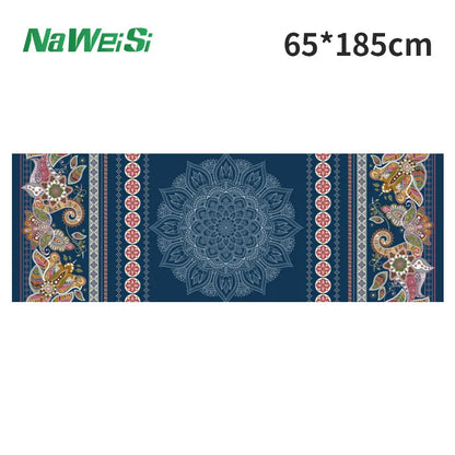 Double-Sided Velvet Yoga Mat Towel - Non-Slip, Portable Fitness and Beach Quick Dry Towel