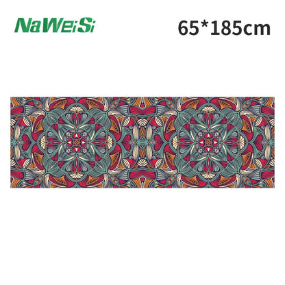 Double-Sided Velvet Yoga Mat Towel - Non-Slip, Portable Fitness and Beach Quick Dry Towel