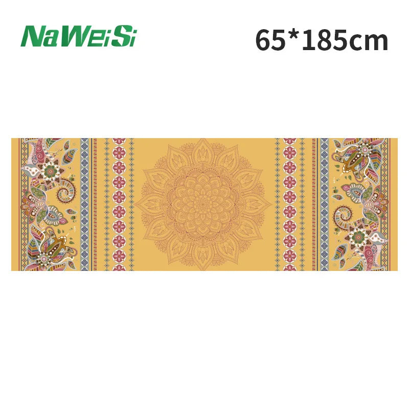 Double-Sided Velvet Yoga Mat Towel - Non-Slip, Portable Fitness and Beach Quick Dry Towel
