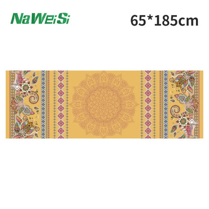 Double-Sided Velvet Yoga Mat Towel - Non-Slip, Portable Fitness and Beach Quick Dry Towel