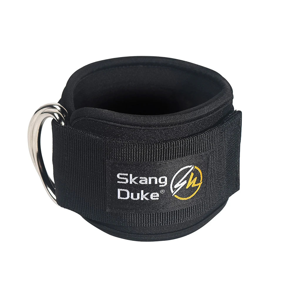 Padded Ankle Straps for Cable Machines - Comfortable D-Ring Fitness Anklets for Gym Pulley (1 or 2 Pieces)
