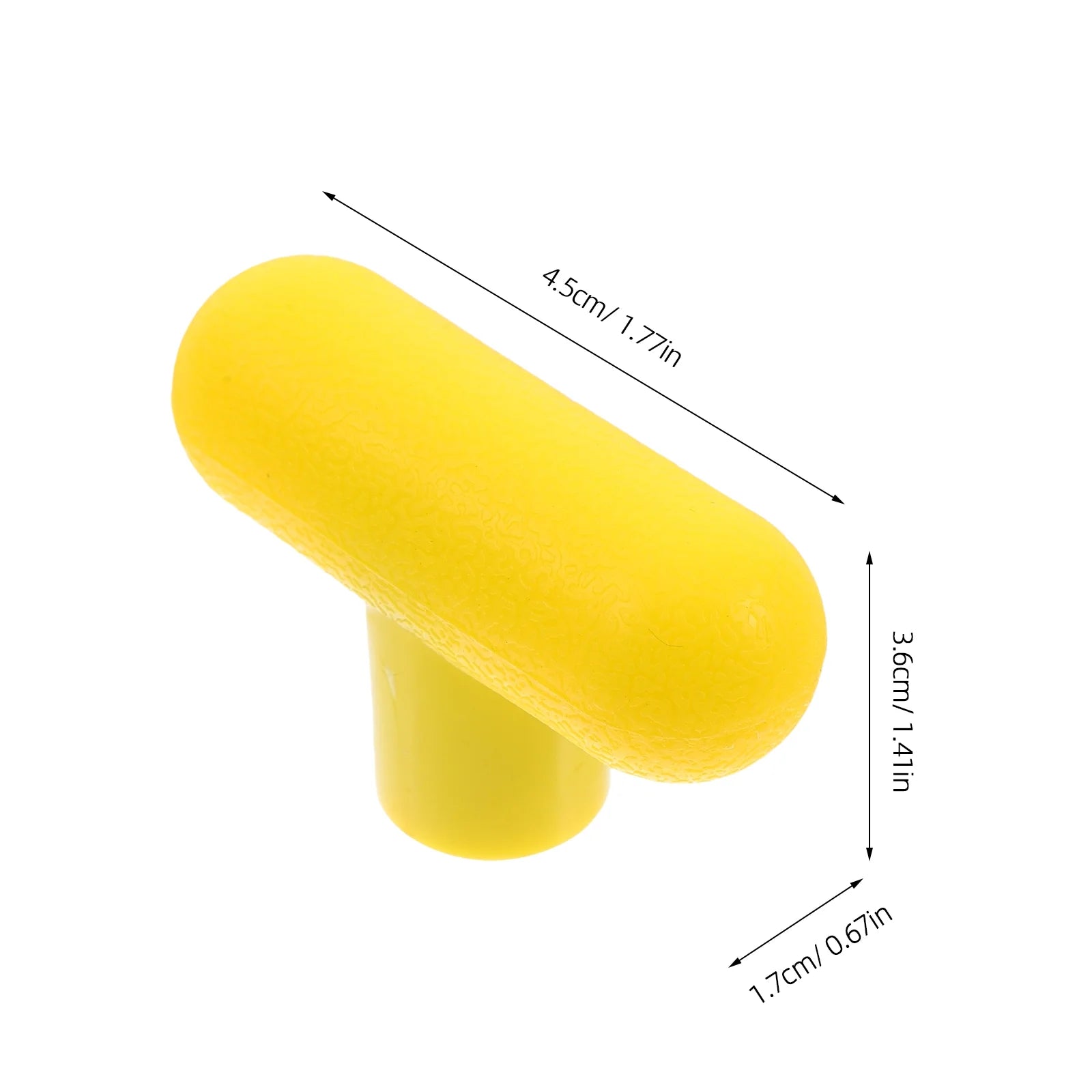 Fitness Equipment Replacement Grips - 2-Pack T-Handle Ball Knob Attachments for Enhanced Exercise Performance