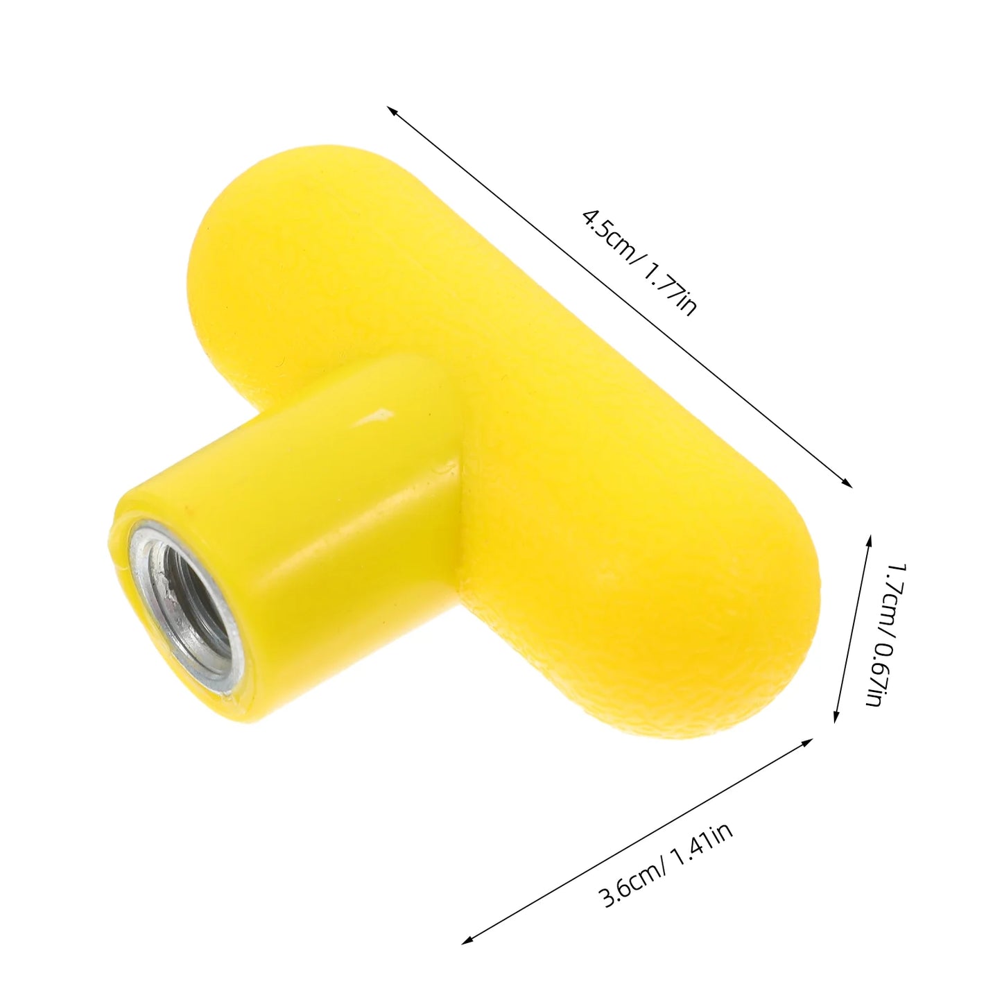 Fitness Equipment Replacement Grips - 2-Pack T-Handle Ball Knob Attachments for Enhanced Exercise Performance