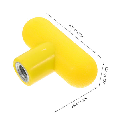 Fitness Equipment Replacement Grips - 2-Pack T-Handle Ball Knob Attachments for Enhanced Exercise Performance