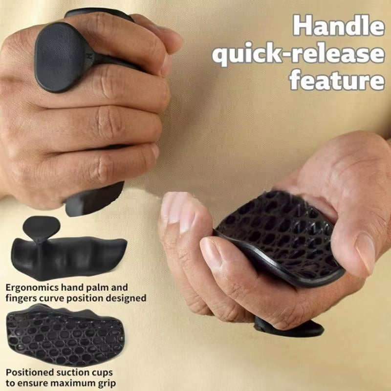 Fingerless Workout Gloves for Cross Training - Palm Grip Hand Protection and Support