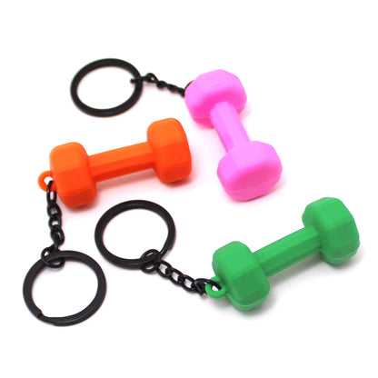 Fitness Sports Equipment Dumbbell Key Ring Souvenir Ornaments