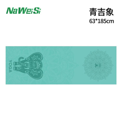 Double-Sided Velvet Yoga Mat Towel - Non-Slip, Portable Fitness and Beach Quick Dry Towel