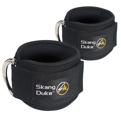 Padded Ankle Straps for Cable Machines - Comfortable D-Ring Fitness Anklets for Gym Pulley (1 or 2 Pieces)
