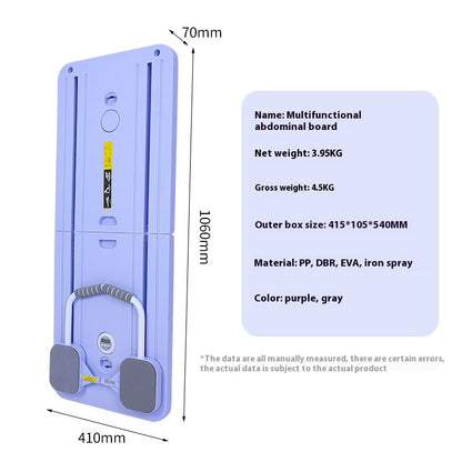 Multi-Functional Supine Board for Home Fitness - Abdominal Muscle Support and Exercise Equipment