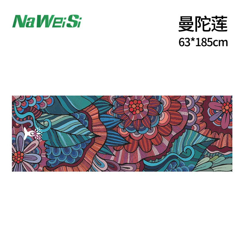 Double-Sided Velvet Yoga Mat Towel - Non-Slip, Portable Fitness and Beach Quick Dry Towel