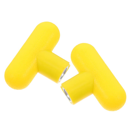 Fitness Equipment Replacement Grips - 2-Pack T-Handle Ball Knob Attachments for Enhanced Exercise Performance
