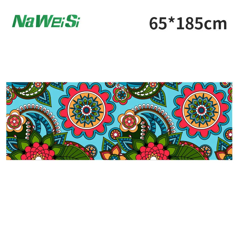 Double-Sided Velvet Yoga Mat Towel - Non-Slip, Portable Fitness and Beach Quick Dry Towel