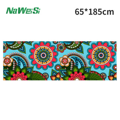 Double-Sided Velvet Yoga Mat Towel - Non-Slip, Portable Fitness and Beach Quick Dry Towel