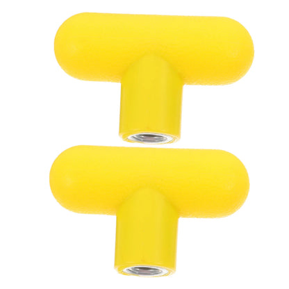 Fitness Equipment Replacement Grips - 2-Pack T-Handle Ball Knob Attachments for Enhanced Exercise Performance
