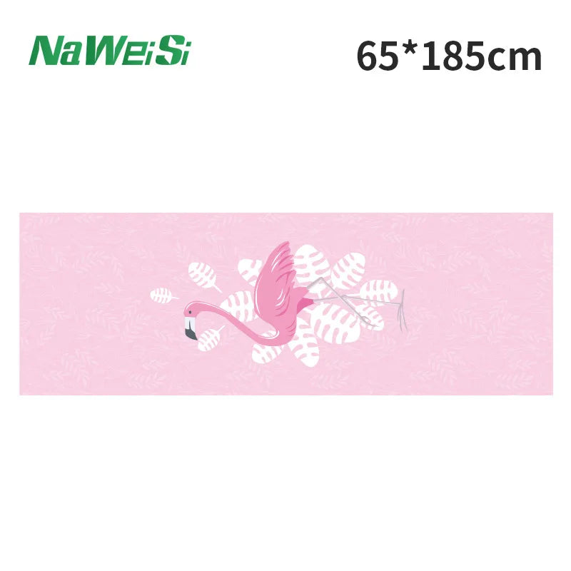Double-Sided Velvet Yoga Mat Towel - Non-Slip, Portable Fitness and Beach Quick Dry Towel