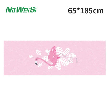 Double-Sided Velvet Yoga Mat Towel - Non-Slip, Portable Fitness and Beach Quick Dry Towel