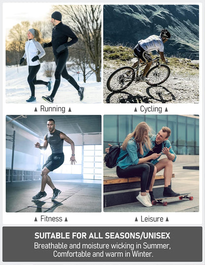 Cushioned Breathable Low Cut Athletic Running Socks for Men and Women - 6 Pairs