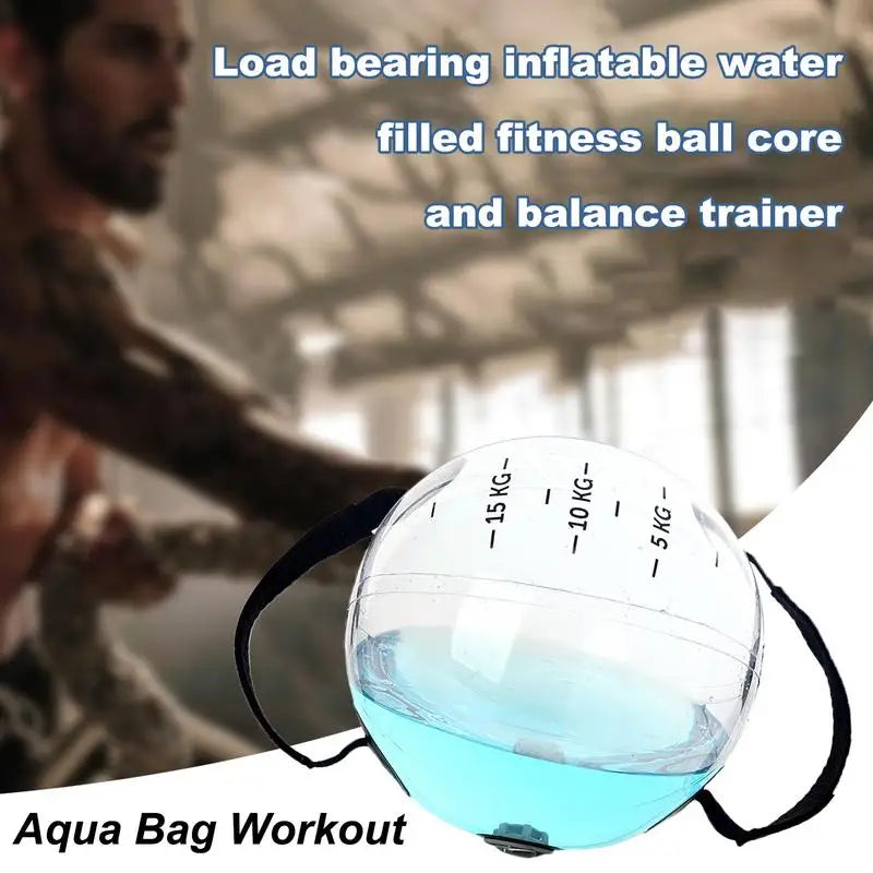 Weighted Water Bag for Core Strength and Balance Training - Ideal for Home Gym Workouts