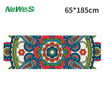 Double-Sided Velvet Yoga Mat Towel - Non-Slip, Portable Fitness and Beach Quick Dry Towel