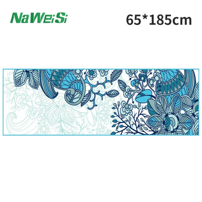 Double-Sided Velvet Yoga Mat Towel - Non-Slip, Portable Fitness and Beach Quick Dry Towel