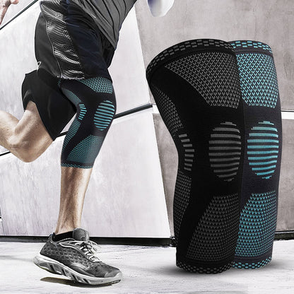 Knitted Sports Knee Pads for Enhanced Performance and Protection